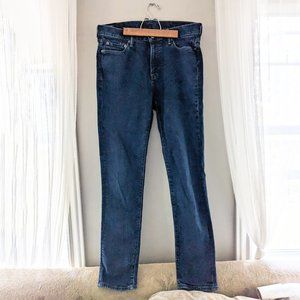 Men's Abercrombie & Fitch 34 x 34 Rustin Athletic Skinny Stretch blue mens jeans